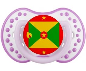 Drapeau Grenade Tétine LOVI Dynamic Blanc-mauve classique
