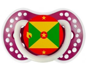 Drapeau Grenade Tétine LOVI Dynamic Fuchsia phosphorescente