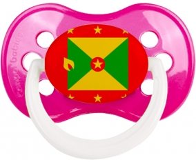 Drapeau Grenade Sucette Anatomique Rose foncé classique
