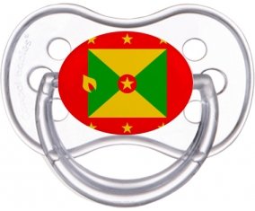 Drapeau Grenade Sucette Anatomique Transparente classique