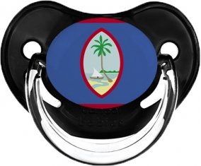 Drapeau Guam Sucette Physiologique Noir classique