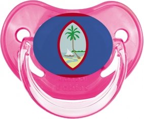 Drapeau Guam Sucette Physiologique Rose classique