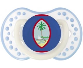 Drapeau Guam Sucette LOVI Dynamic Blanc-cyan classique
