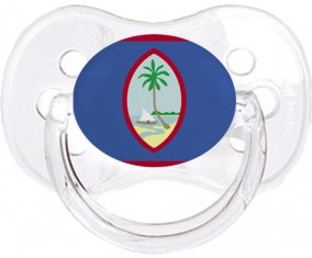 Drapeau Guam Tétine Cerise Transparent classique