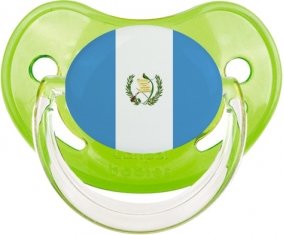 Drapeau Guatemala Tétine Physiologique Vert classique