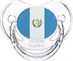 Drapeau Guatemala Tétine Physiologique Transparent classique