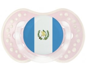 Drapeau Guatemala Sucete LOVI Dynamic Retro-rose-tendre classique