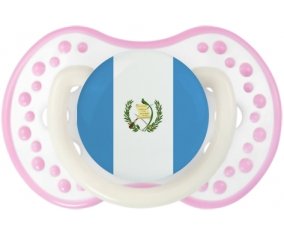 Drapeau Guatemala Sucete LOVI Dynamic Blanc-rose phosphorescente