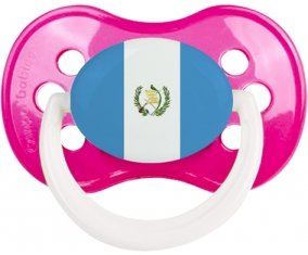 Drapeau Guatemala Sucete Anatomique Rose foncé classique