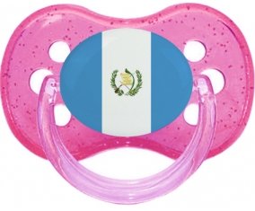Drapeau Guatemala Sucete Cerise Rose à paillette