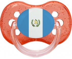 Drapeau Guatemala Sucete Cerise Rouge à paillette