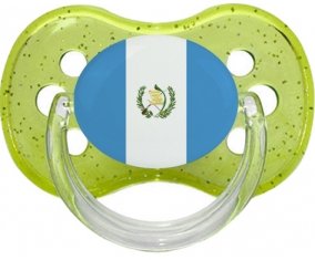 Drapeau Guatemala Sucete Cerise Vert à paillette