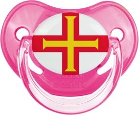 Drapeau Guernesey Sucete Physiologique Rose classique