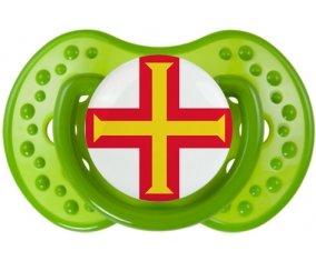 Drapeau Guernesey Tétine LOVI Dynamic Vert classique