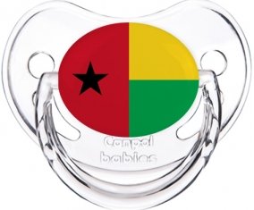Drapeau Guinée Sucette Physiologique Transparent classique
