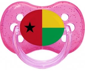 Drapeau Guinée Sucette Cerise Rose à paillette