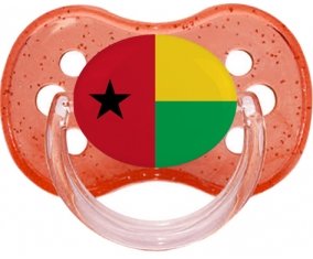 Drapeau Guinée Sucette Cerise Rouge à paillette