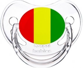 Drapeau Guinée Bissau Sucette Physiologique Transparent classique