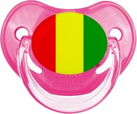 Drapeau Guinée Bissau Sucette Physiologique Rose classique