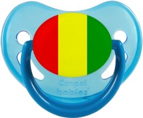 Drapeau Guinée Bissau Sucette Physiologique Bleue phosphorescente