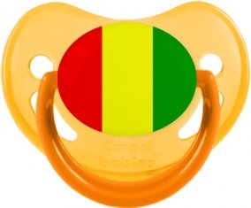 Drapeau Guinée Bissau Sucette Physiologique Jaune phosphorescente
