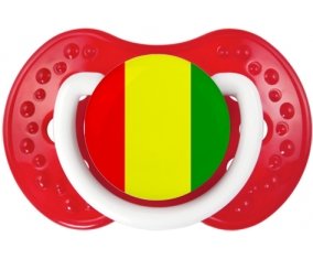 Drapeau Guinée Bissau Sucette LOVI Dynamic Blanc-rouge classique