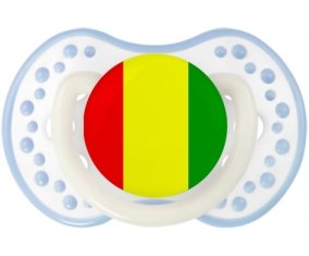 Drapeau Guinée Bissau Sucette LOVI Dynamic Blanc-cyan classique