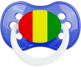 Drapeau Guinée Bissau Sucette Anatomique Bleu classique