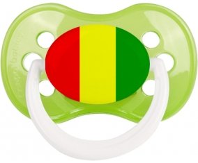 Drapeau Guinée Bissau Sucette Anatomique Vert classique
