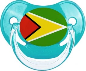 Drapeau Guyane Tétine Physiologique Bleue classique