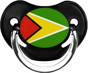 Drapeau Guyane Tétine Physiologique Noir classique