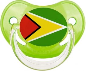 Drapeau Guyane Tétine Physiologique Vert classique