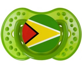 Drapeau Guyane : Sucette LOVI Dynamic personnalisée