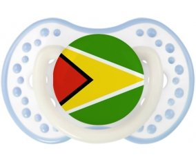 Drapeau Guyane Sucete LOVI Dynamic Blanc-cyan classique