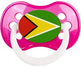 Drapeau Guyane Sucete Anatomique Rose foncé classique