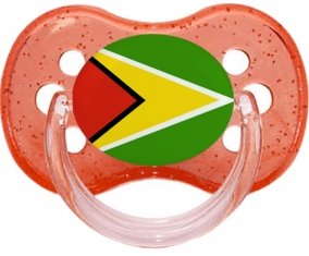 Drapeau Guyane Sucete Cerise Rouge à paillette