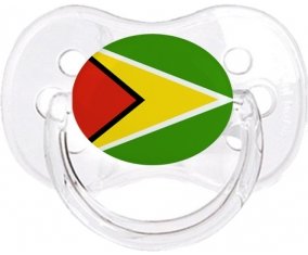 Drapeau Guyane Sucete Cerise Transparent classique