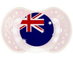 Drapeau Îles Heard et Mcdonald Sucette LOVI Dynamic Retro-rose-tendre classique