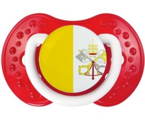 Drapeau Saint-Siège Sucette LOVI Dynamic Blanc-rouge classique