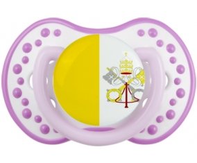 Drapeau Saint-Siège Sucette LOVI Dynamic Blanc-mauve classique