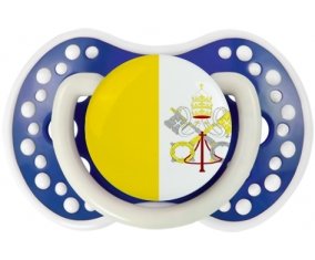 Drapeau Saint-Siège Sucette LOVI Dynamic Bleu-marine phosphorescente