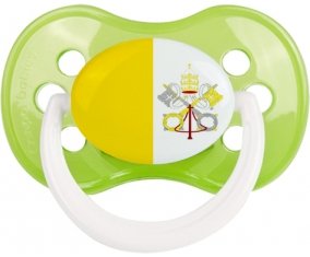Drapeau Saint-Siège Sucette Anatomique Vert classique