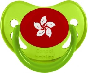 Drapeau Hong Kong Sucete Physiologique Vert phosphorescente