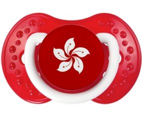 Drapeau Hong Kong Tétine LOVI Dynamic Blanc-rouge classique