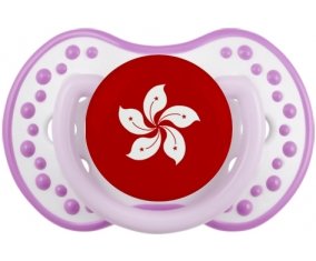Drapeau Hong Kong Tétine LOVI Dynamic Blanc-mauve classique