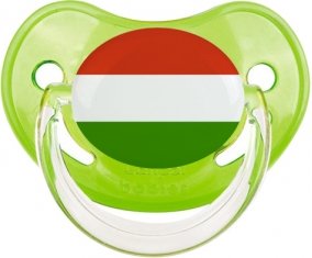 Drapeau Hongrie Sucette Physiologique Vert classique