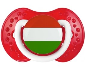 Drapeau Hongrie Sucette LOVI Dynamic Blanc-rouge classique