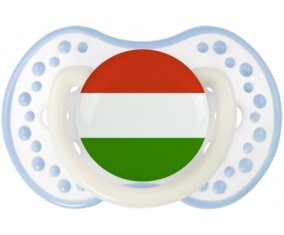 Drapeau Hongrie Sucette LOVI Dynamic Blanc-cyan classique