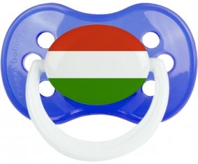 Drapeau Hongrie Tétine Anatomique Bleu classique