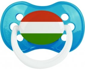 Drapeau Hongrie Tétine Anatomique Cyan classique